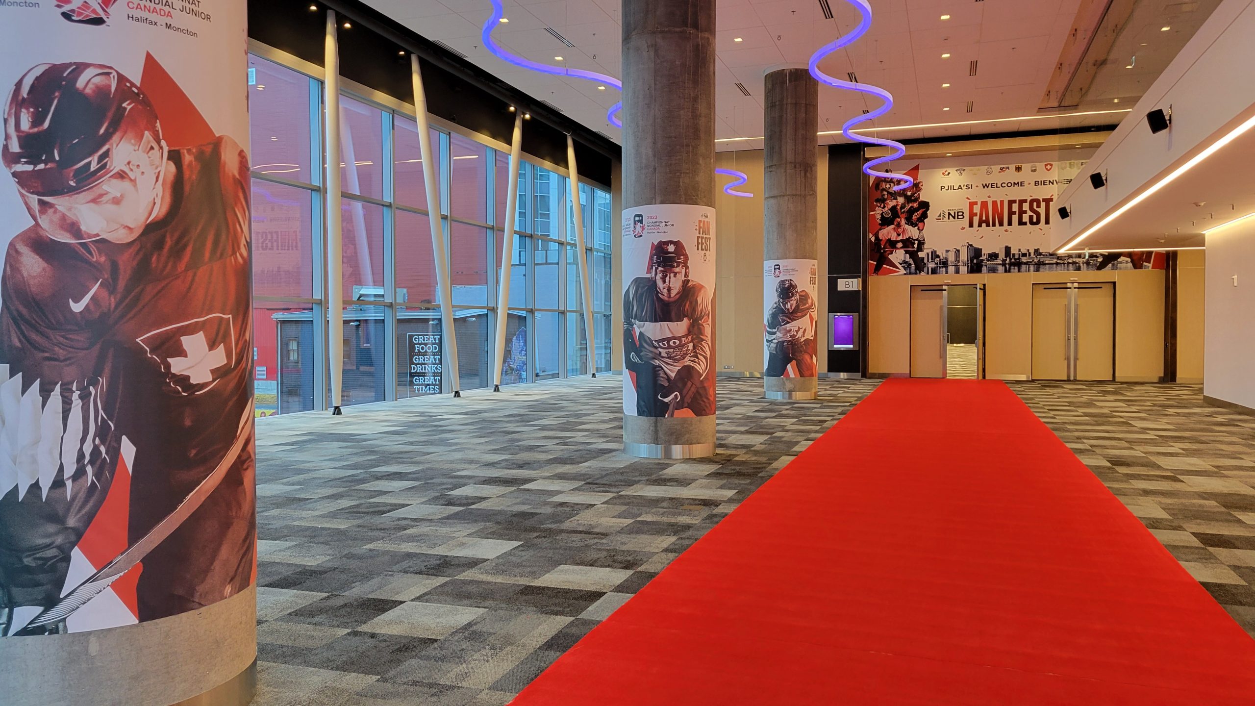 IIHF-8ft Pillar Wraps and B1 Entrance-1