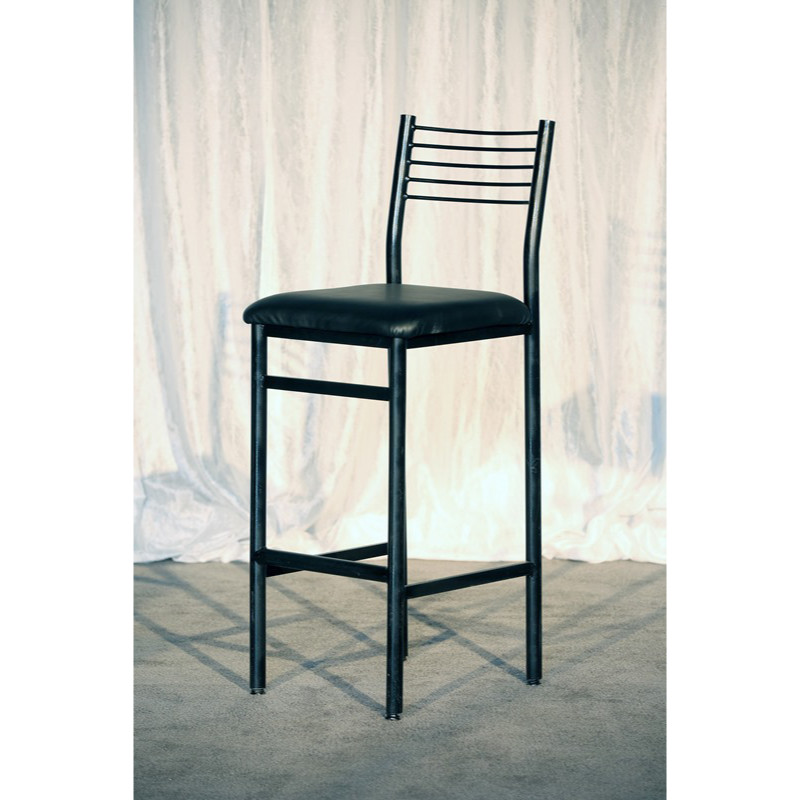 BAR HEIGHT STOOL WITH BACK